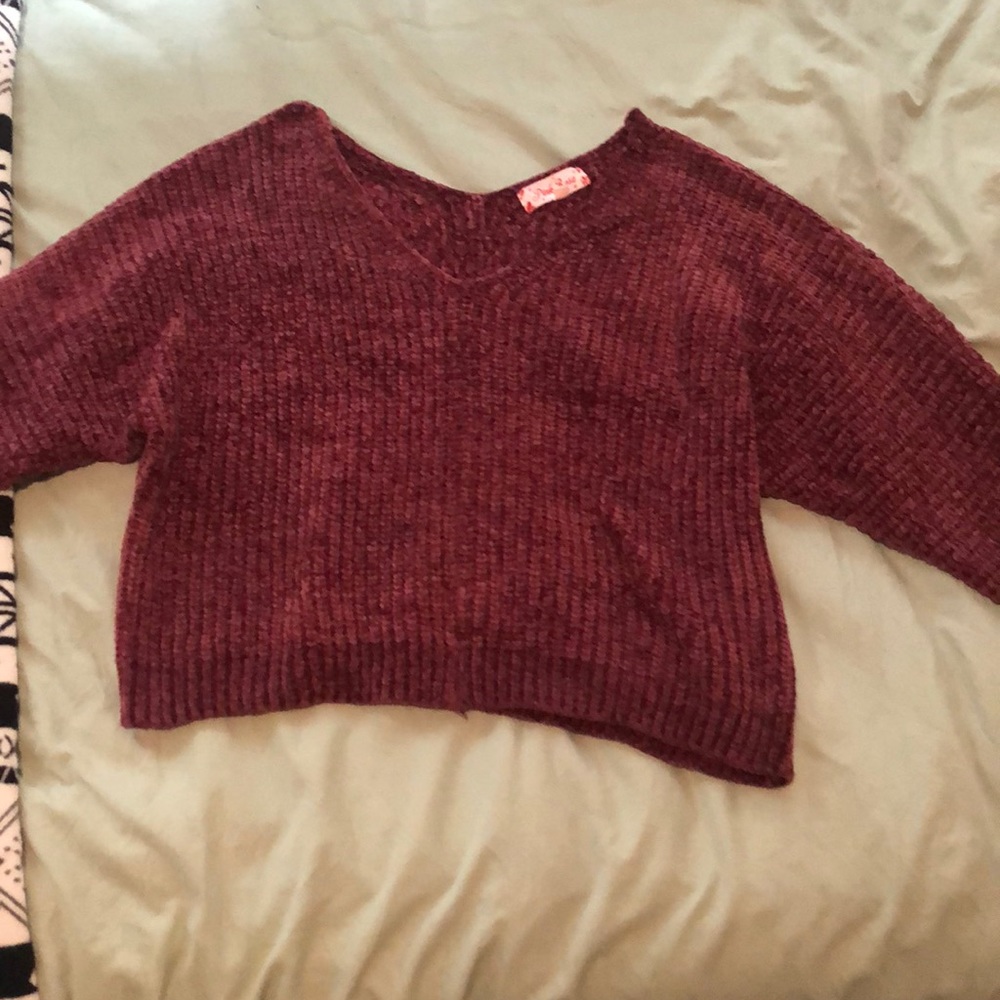 V-neck sweater